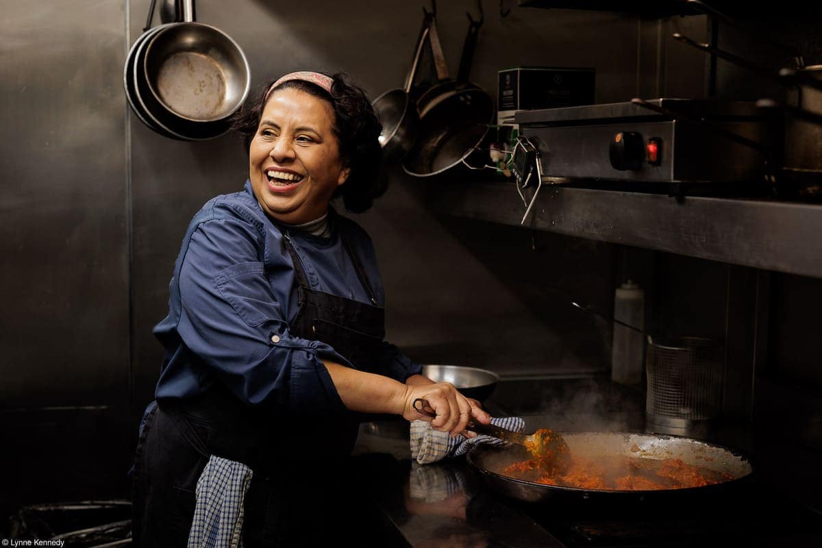 Martha Makes Paella by Lynne Kennedy - 3rd Place Claire Aho Award for Women Photographers