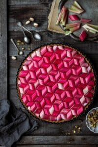 Pink Lady Food Photographer of the Year 2024 Winners: A Visual Feast 5 - Deartline Rhubarb Puzzle Love by Barbora Baretic