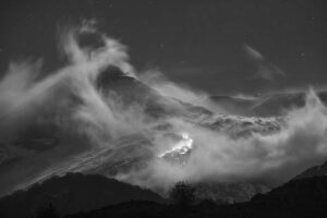 Volcanic Nightscape, by Dario Lo Scavo - Monovisions Landscapes Series of the Year 2024 Winner 2