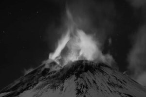 Volcanic Nightscape, by Dario Lo Scavo - Monovisions Landscapes Series of the Year 2024 Winner 3