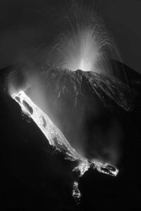 Volcanic Nightscape, by Dario Lo Scavo - Monovisions Landscapes Series of the Year 2024 Winner 4