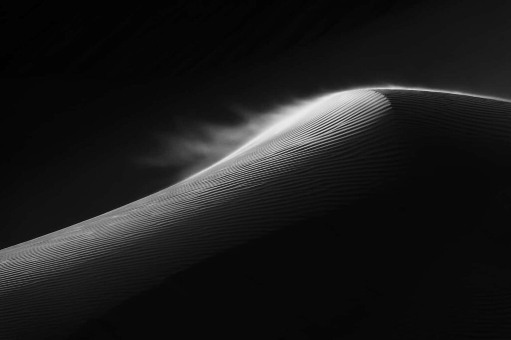 The Dune, by Matteo Strassera, Landscape Category Winner in the Black and White Photo Awards 2024