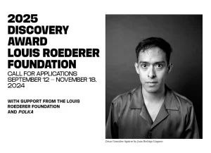 Rencontres d’Arles Discovery Award 2025 by Louis Roederer Foundation