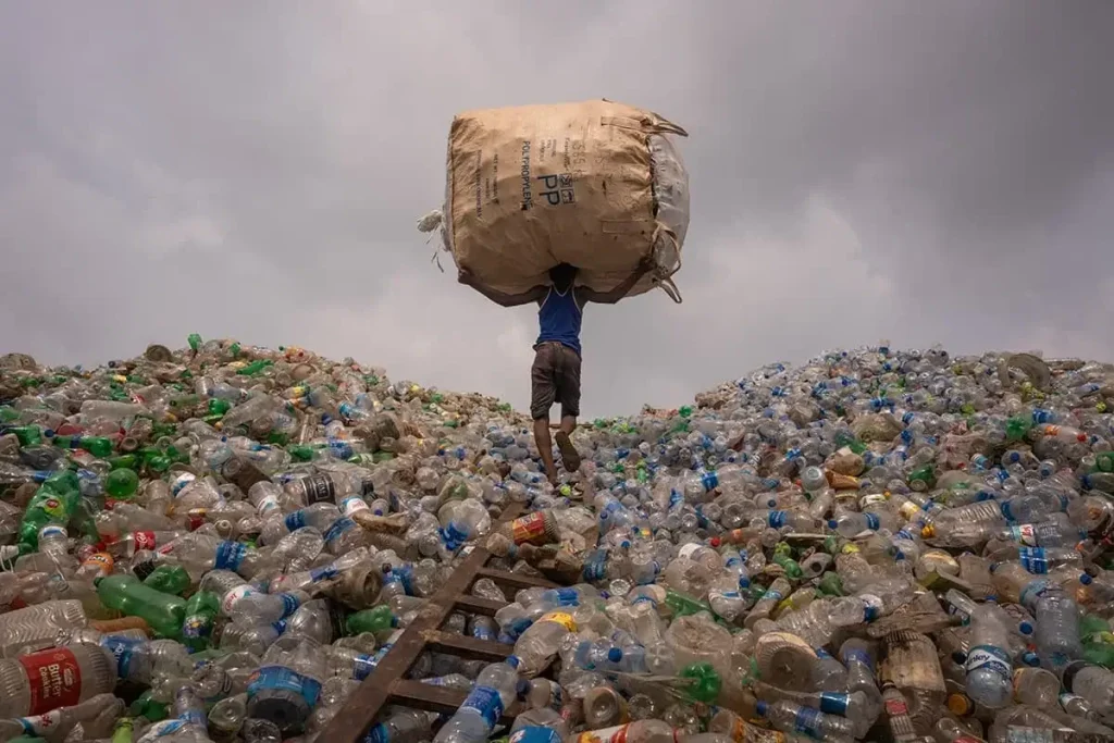 Chromatic Photo Awards 2024, Environmental 1st Place winner - Mohammad Foisal, Bangladesh - Plastic Hiking