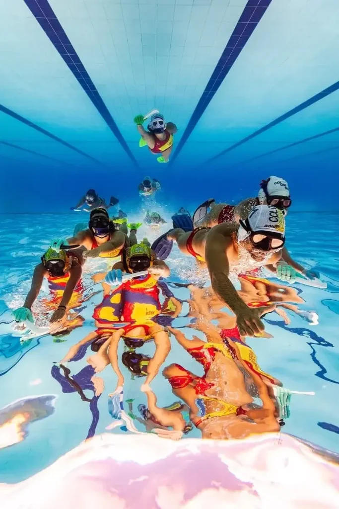 Chromatic Photo Awards 2024, Sports 1st Place winner - Gabriel Holguin, Colombia - Underwater Multiverse