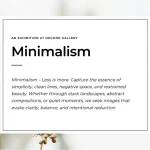 Minimalism 2025 by Decode Gallery