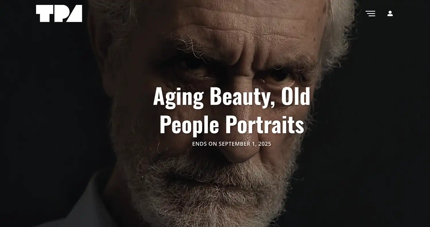 Aging beauty, old people portraits