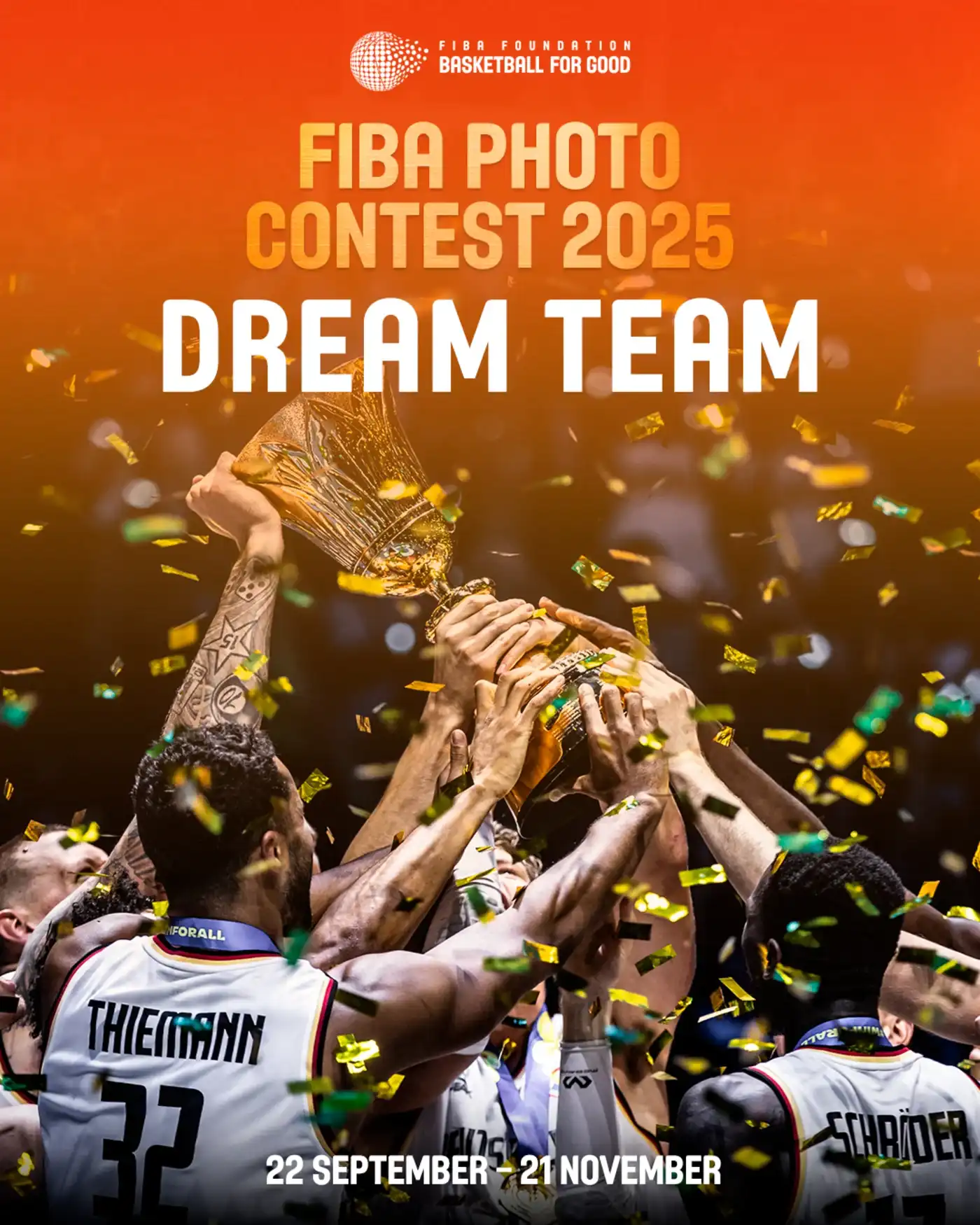 Sports Photography Contests, Competitions & Grants 7 - Deartline FIBA Photo Contest 2025 - Dream Team