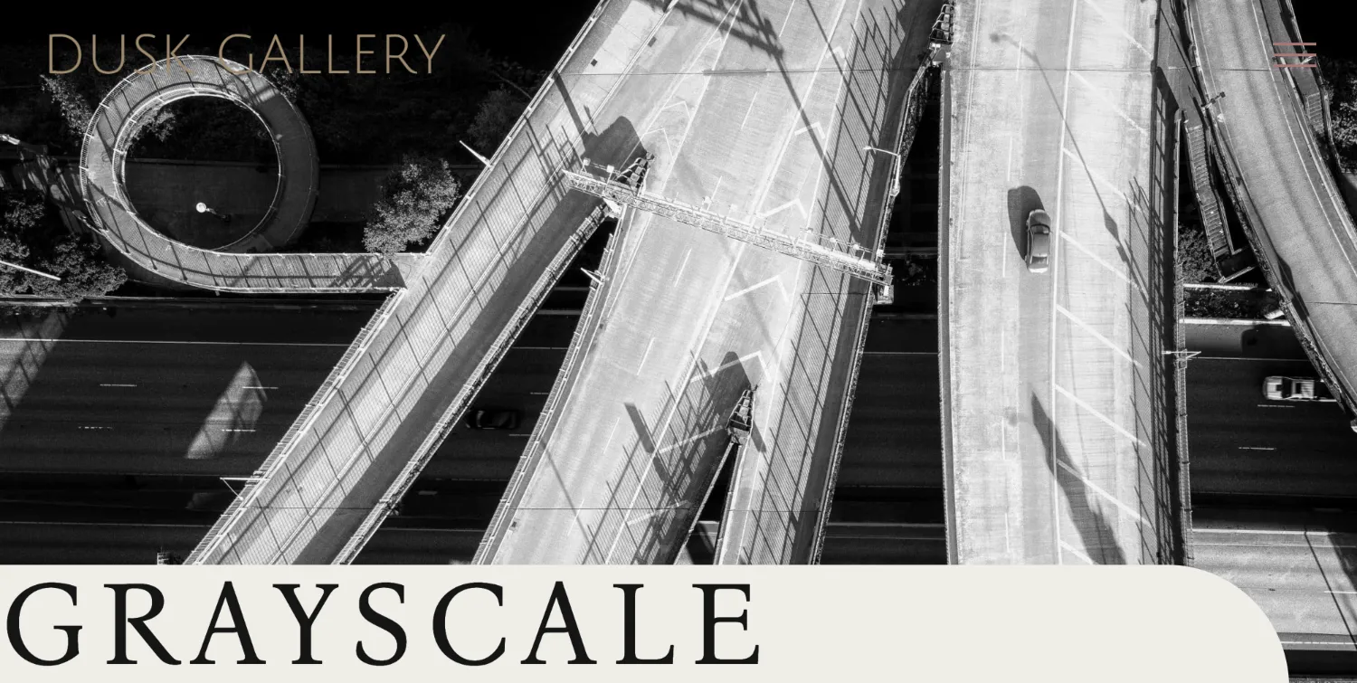 Grayscale by Dusk Gallery