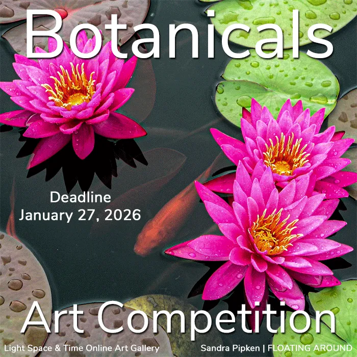 Deartline 83 - Deartline 16th Botanicals Art Competition by Light Space & Time Online Art Gallery