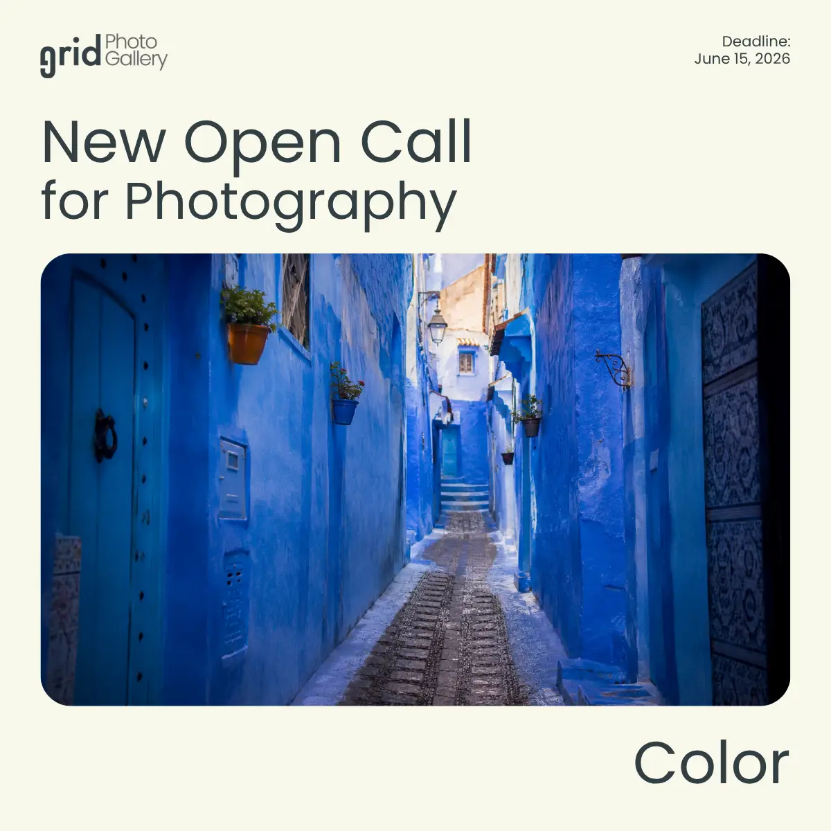 Color Open Call 2026 by Grid Photo Gallery 2 - Deartline Color Open Call 2026 by Grid Photo Gallery