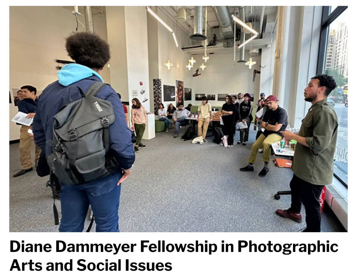 Diane Dammeyer Fellowship in Photographic Arts and Social Issues 2026:27